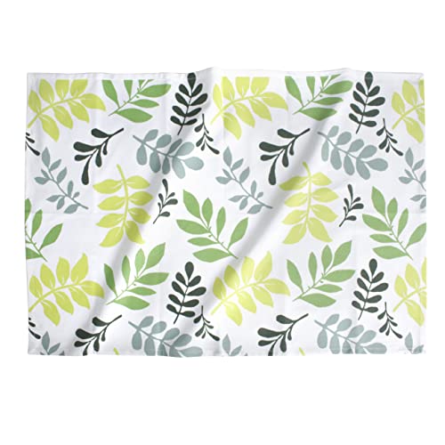 Image of FINGERCRAFT Kitchen Cloth 100% Soft High GSM Cotton Fabric Kitchen Towel, 20 x 30 Inches Perfect Size for Kitchen Uses, Set of 6, Multipurpose Use as Dish Towel, Bar Towel (Fallen Leaf)