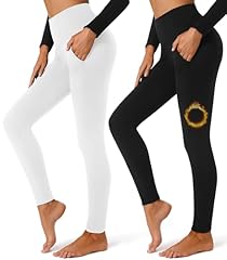 Black,white(2 Pack Fleece With Pockets)