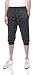 URBAN K Men's Western Paisley Bandana & Emoji print Jogger Shorts