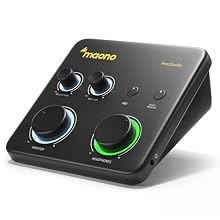 Capture every detail of your sound: Imagine the perfect take, every note and beat, captured as if by magic. That's the MAONO PS22 Lite audio interface—designed for the recording enthusiast and streamer in you. With high-resolution recording at 24-bit...