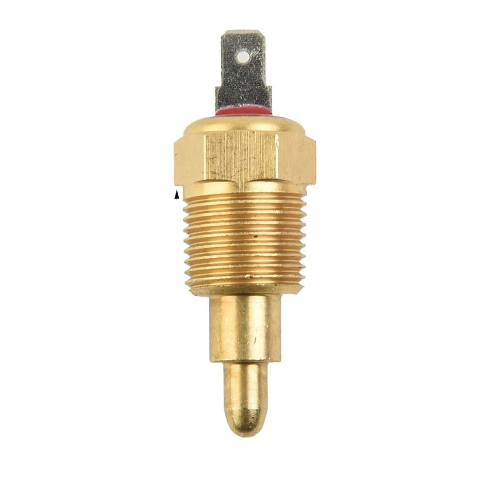 Copper Tone Temperature Sensor Switch Car Radiators - 3/8" NPT, Activates at 200°F, Turns Off at 185°F