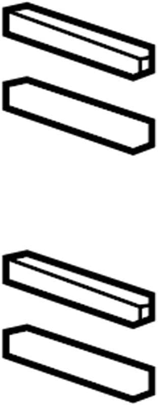 Genuine OEM Disc Brake Anti-Rattle Clip for Audi 4M0615269