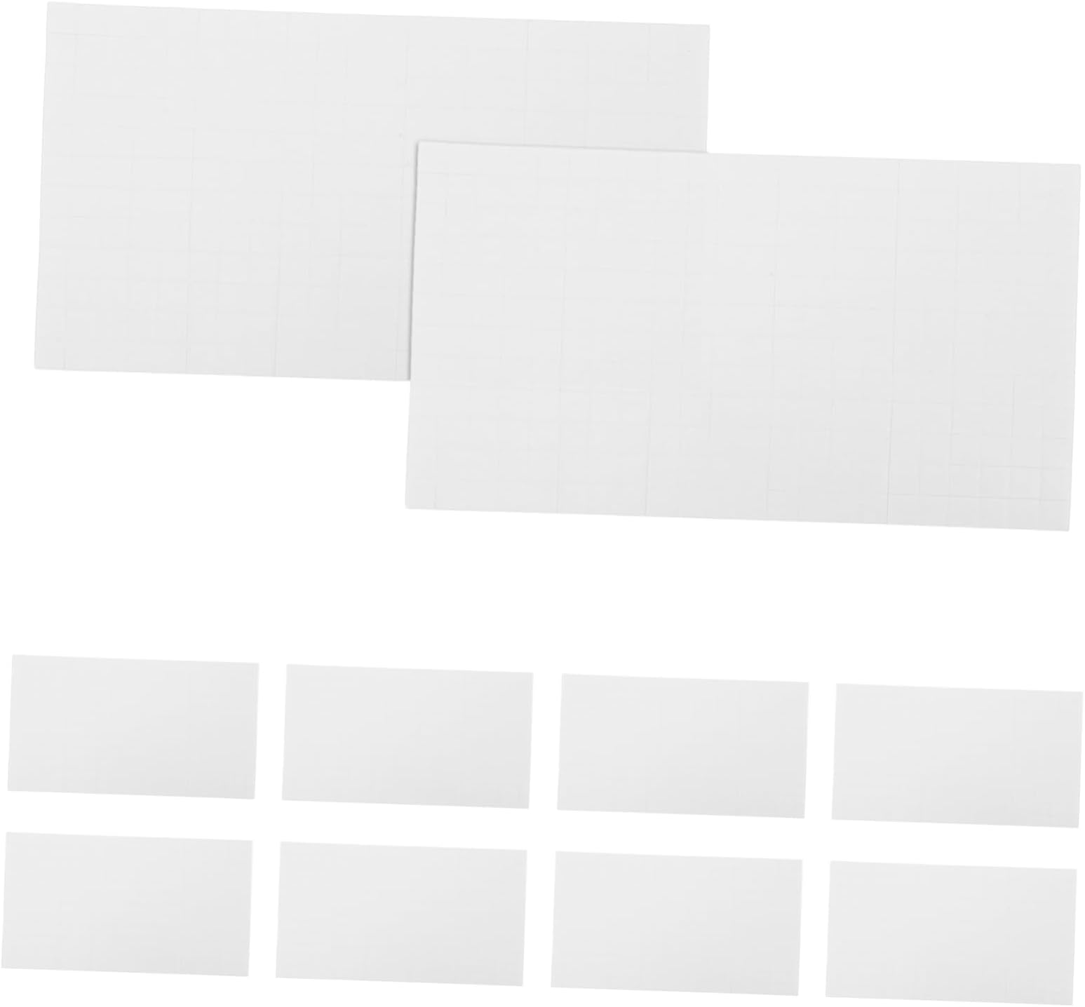 OUNONA 10sheets Square Foam Dots Double Sided Tape Foam Squares for Crafts Double-Sided Sticky Dots Shapes Adhesive Mounts