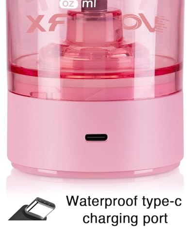 Image of VOLTRX Premium Electric Protein Shaker Bottle, Made with Tritan - BPA Free - 24 oz Vortex Portable Mixer Cup /USB Rechargeable Shaker Cups for Protein Shakes
