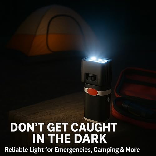Image of IN SELECT 9 Volt Small Pocket Led Mini Flashlight -High Lumens Compact Portable Emergency Light Multi Mode Handheld Flashlight Light for Camping Hiking and Outdoor Use (2Pack,Battery not Included)