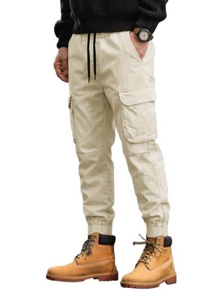 Image of Noble Monk Cargo for Men || Cotton Cargo Pant || Stylish Multi-Pocket Casual Trousers for Men