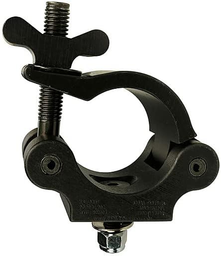 The Light Source Mega-Coupler with Flat Head Bolt, M12 Metric Hardware, Black Anodized