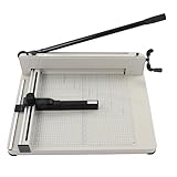 Professional Paper Cutter, 17 Inch A3 Heavy Duty Trimmer with Steel Blade, Industrial Grade for 400 Sheets Cardstock