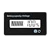 Moniteur d'état de la batterie, affichage de la capacité de la batterie Indicateur de capacité de la batterie Affichage de la batterie LCD 12-84V GY-6D pour scooter électrique, camion,(blanche)