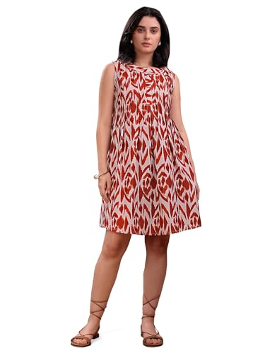 Image of PURVAJA Women's Cotton Dress(Floe-207-210)