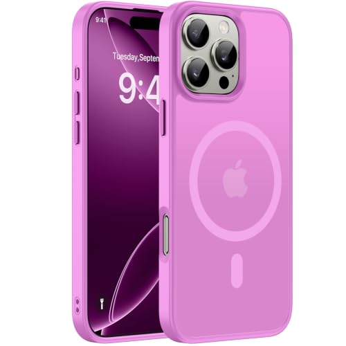 Image of Miracase Magnetic for iPhone 16 Pro Max Case, 6.9 inch, Slim, Lilac Pink