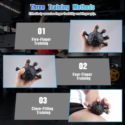 Image of Hand Grip Strengthener,Ultimate Finger Exerciser Strength Trainer Exercise Ball Hand Strengthener Hand Balls Workout Equipment for Men & Women Multicolour