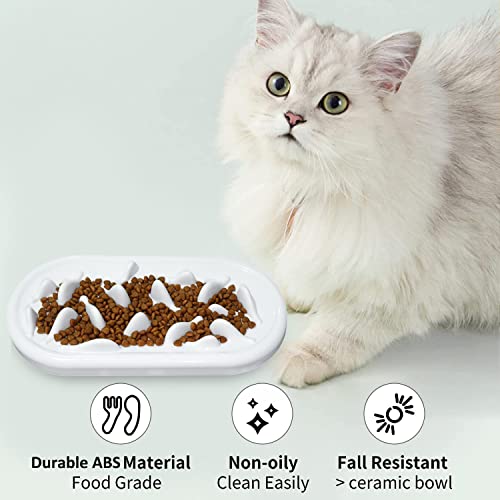 Upgraded Slow Feeder Cat Bowls, Fun Pet Feeder Bowl Stopper,Interactive Bloat Stop Cat Feeder,Durable And Prevents Obesity Improves Digestion Pet Bowl #TOP5
