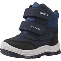 Geox Baby FLANFIL BOY B ABX Snow Boot, Navy, 4 UK Child