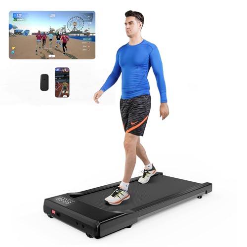 Walking Pad Treadmills for Home Office, Under Desk Walk Mat with APP and Remote Control, 3 in 1...