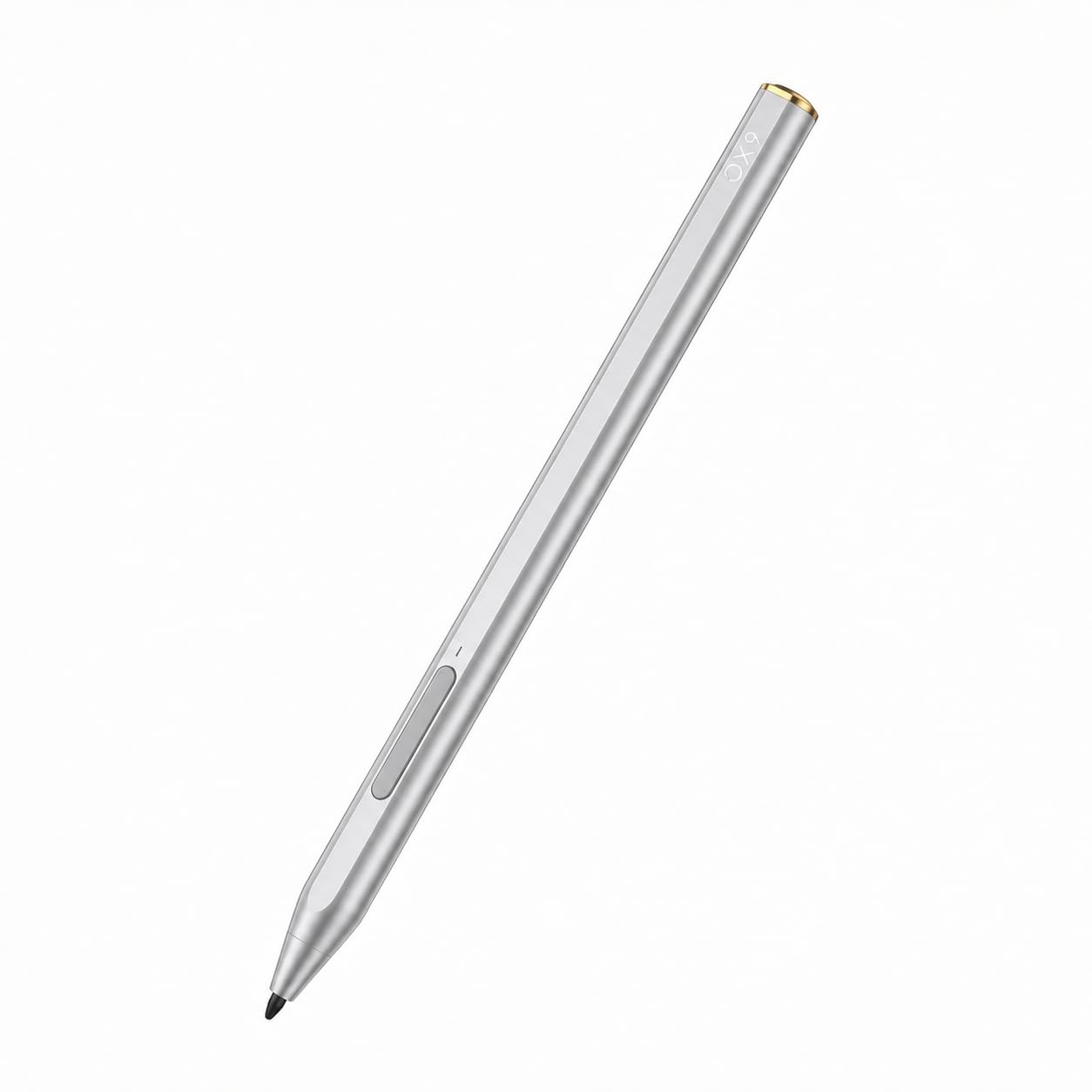 Stylus Pen Compatible with Surface Pro, 4096 Pressure Levels &amp; Tilt Active Pen, MPP 2.0 Palm Rejection Touch Screen Pencil, 80H Battery (Silver)