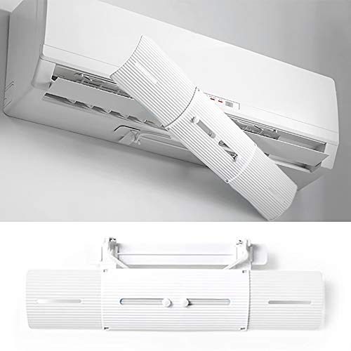 PopHMN Deflettore di Vento Regolabile del Condizionatore Daria, Schermo Antivento Resistente Deflettore del Deflettore del Vento con Forte Nastro Autoadesivo per La Casa