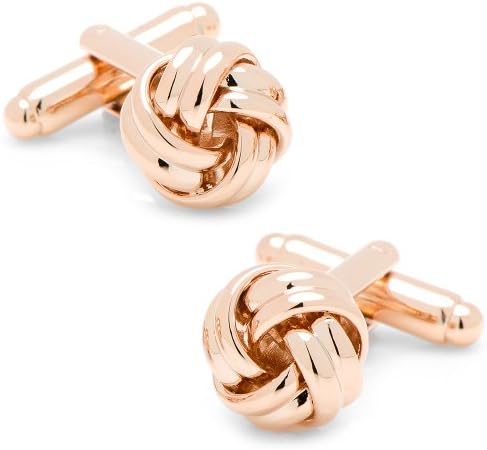 Ox and Bull Trading Co. Rose Gold Knot Cufflinks