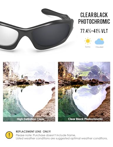 Image of BLAZERBUCK Anti-salt Polarized Replacement Lenses for Oakley Monster Dog Sunglass