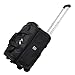 ZHANGQIANG Handgepäck Kleiner Trolley Koffer Koffer Oxford Tuch Licht Trolley Große Kapazität Leinwand Reisetasche Student Trolley (4 Farben Optional) (Color : Black, Size : 27 inches)
