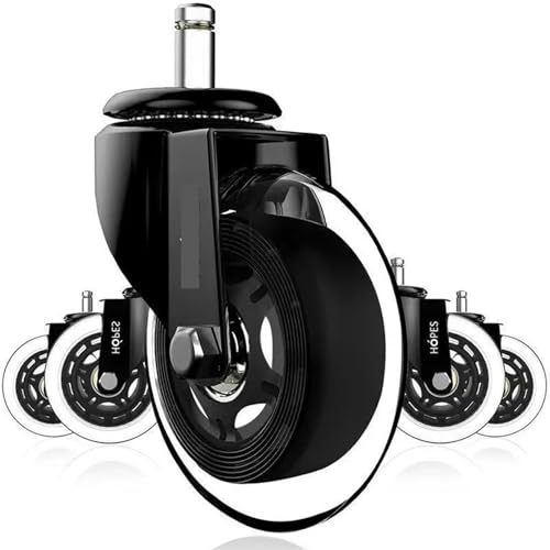 Roulette de swivel chair wheel en polyuréthane idéale pour le télétravail à la maison
