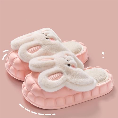 Womens Cute Bunny Animal Slippers Fluffy 3d Rabbit Indoor Outdoor House Slipper Shoes Comfortable Soft Home Slippers3