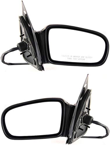 Kool Vue Driver & Passenger Side Power Mirrors for Chevrolet Cavalier Pontiac Sunfire 1995-2005 Paintable Coupe
