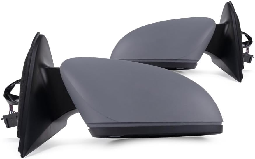 For Volkswagen Jetta Sedan/Hybrid 2011-2018 Door Mirror Driver and Passenger Side | Pair | Power | Heated | w/Signal Light | Hybrid | 5C7857508AE, 5C7857507AD | VW1320146, VW1321146