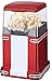 Produktbild Retro Popcorn Maker Rot 50er Jahre Style Elektronische Heißluft Gesund Mini Popcorn Maschine