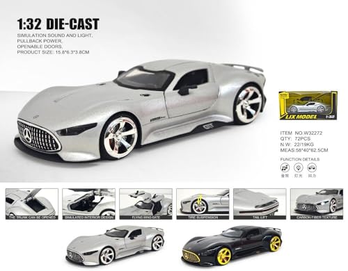 Image of 1:32 Mercedes Benz Gran Turismo SUV Model Car Exclusive Alloy Metal Pull Back Die-cast Diecast Metal Pullback Toy Openable Doors & Light Music Best Gifts Kids【Colors as Per Stock 】