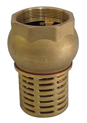 1 1/2" BSP Female Check Foot Valve Suction Brass Non Return Valve for Pump