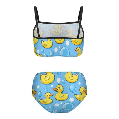 Ducks Girls Bikini Swimsuit Two Piece Bathing Suit Beach Swimwear2