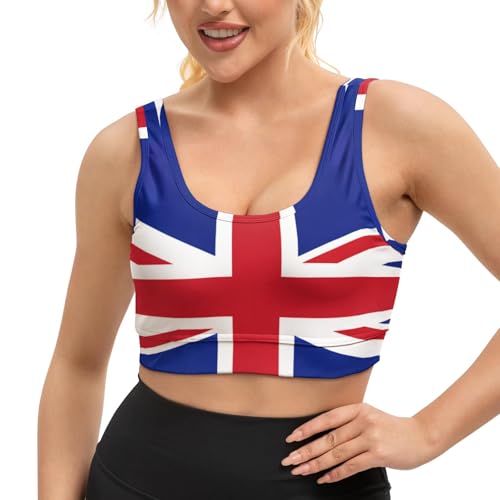 Image of Yoga top Women's Cheerleading Uniform Gym Outfit Running Crop Tops Yoga Shirts Casual Tank Top