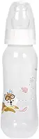 Mamadeira Antivazamento Bico Ortodôntico Silicone 240ml Azul Rosa Verde Estampada +6 Meses (Natureza)