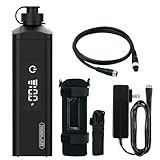 HEMAJUN ダイワ・シマノ製電動リール用バッテリー 10000mAh 14.8V DX10 静電式表示パネル BMS保護機能 搭載 PSE基準適合 充電器 保護ポーチ付（dx10_bk）