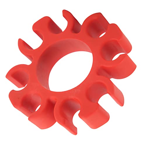 Clip portapaquetas de silicona rojo para batería miniatura 3