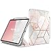 Produktbild i-Blason für iPad Pro 13 Zoll Hülle M4 2024 mit Stifthalter, Bumper Case Trifold Ständer Weiche TPU Schutzhülle [Cosmo] mit Auto Schlaf/Wach iPad Pro M4 Cover für iPad Pro 13 Zoll (Marmor)