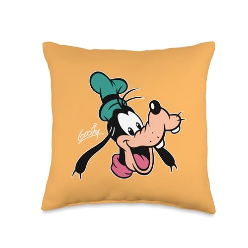 Disney Goofy Big Face Retro Character Trip Matching Throw Pillow