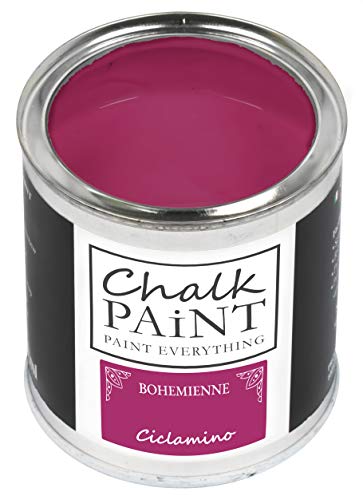 Chalk Paint Everything® Ciclamino - Sans poncer colore facilement tous les matériaux (250 ml) Produit professionnel