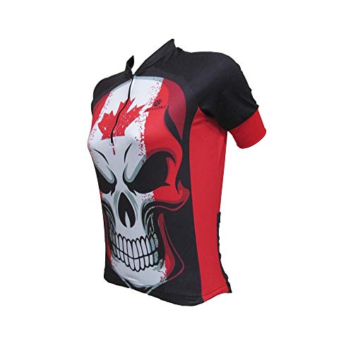 CAMISA CICLISMO SKULL RED - UNISSEX M