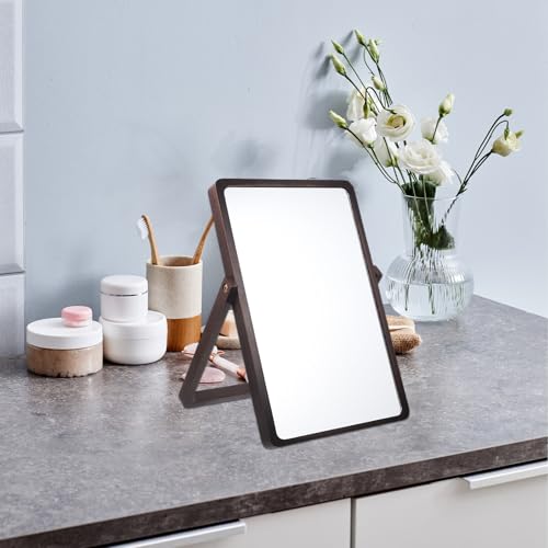 Miroir de maquillage de bureau pliable portable pour vos voyages - 6
