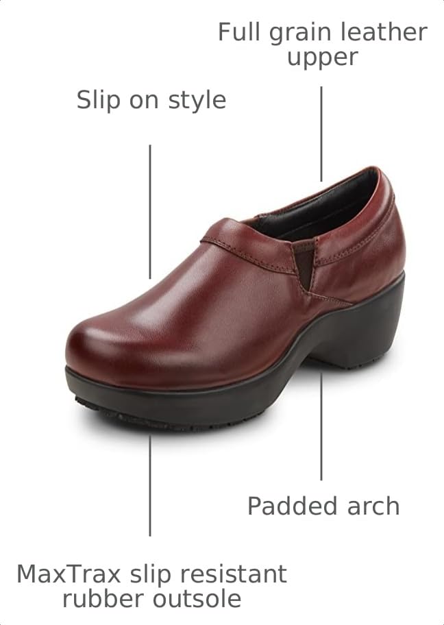 Image of SR Max Womens Geneva MaxTrax Soft Toe SRO Clog