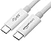 AmazonBasics USB Type-C to USB Type-C 3.1 Gen1 Cable - 6 Feet  (1.8 Meters) - White