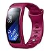 Syxinn Compatible con Gear Fit 2/Fit 2 Pro Correa de Reloj, Reemplazo de Banda de Silicona Suave Deportiva Pulsera de Repuesto para Gear Fit 2 Pro SM-R365/Gear Fit 2 SM-R360