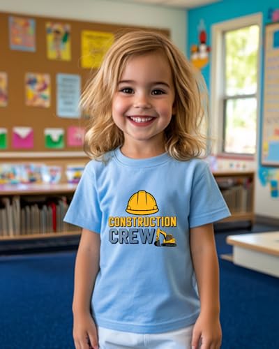 Habudda Toddler Boy Shirts Car T-Shirt for Boys Truck Graphic Tees Little Kids Summer Short Sleeve Cotton Tops 2T 3T 4T-8Y3