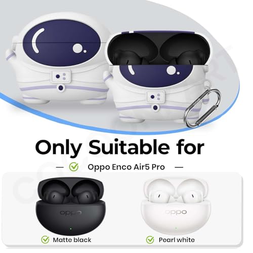 Image of Cartoon Silicone Case Cover for Oppo Enco Air 5 Pro (Astronaut)