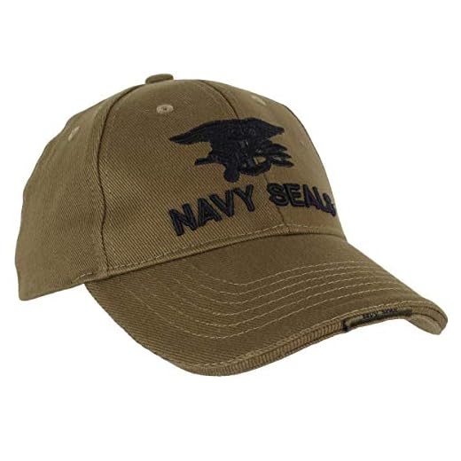 Fostex Garments Chapeau de Baseball Militaire Navy Seals Brodé - Vert - Taille Unique