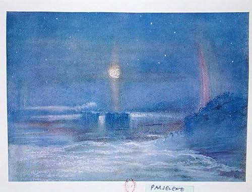 Illustration de lAntarctique de Nimrod George Marston poster moderne peinture sur toile 60x90cm