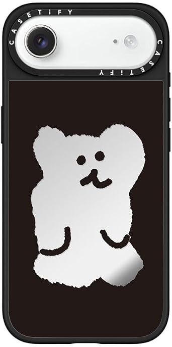 CASETiFY Mirror for iPhone Air Case, MagSafe Compatible, Black Bumper