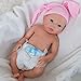 OCSDOLL 20inch Platinum Liquid Full Silicone Reborn Baby Dolls - 6.9Lbs, Lifelike Soft Newborn Baby Doll Girl，Not Vinyl Dolls,Weighted Realistic Newborn Silicone Full Body Dolls